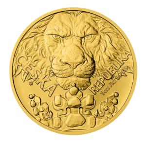 2023 ニウエ チェコ ライオン 金貨 1oz Au999.9 BU