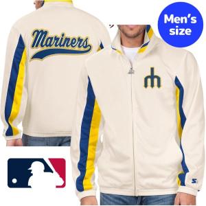 MLB公式 メンズ トラックジャケット ジャージ シアトル・マリナーズ イチロー｜us-kidswear