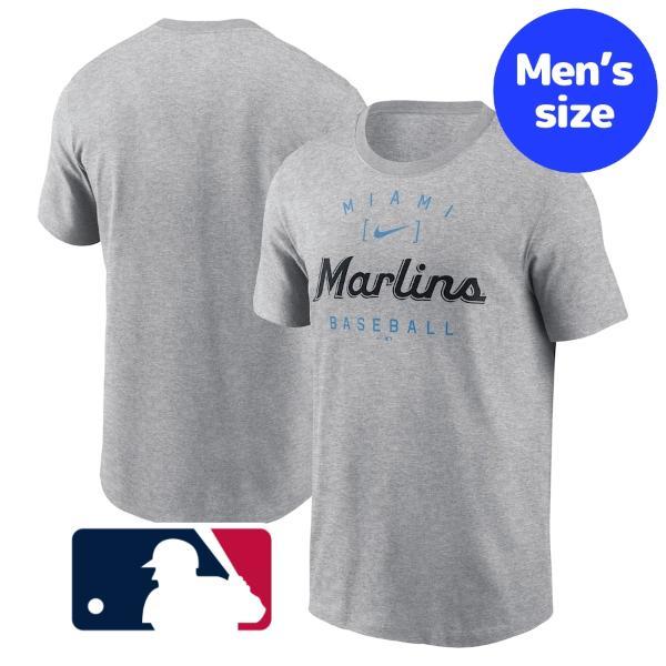 MLB公式 ナイキ nike メンズ Tシャツ 半袖トップス マイアミ・マーリンズ