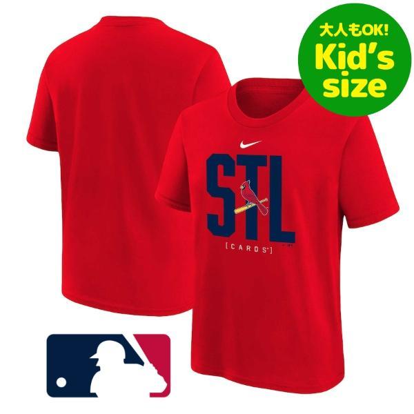 MLB公式 nike ナイキ キッズ用Tシャツ 子供用半袖トップス ヌートバー セントルイス・カージ...