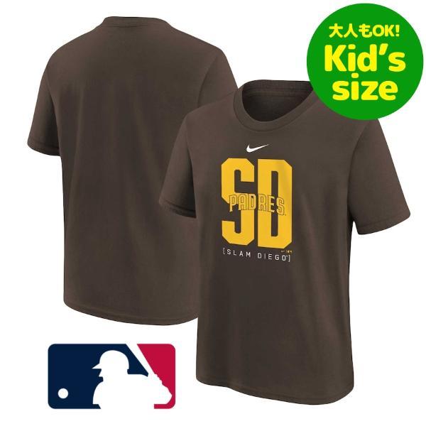 MLB公式 nike ナイキ キッズ用Tシャツ 子供用半袖トップス サンディエゴ・パドレス San ...