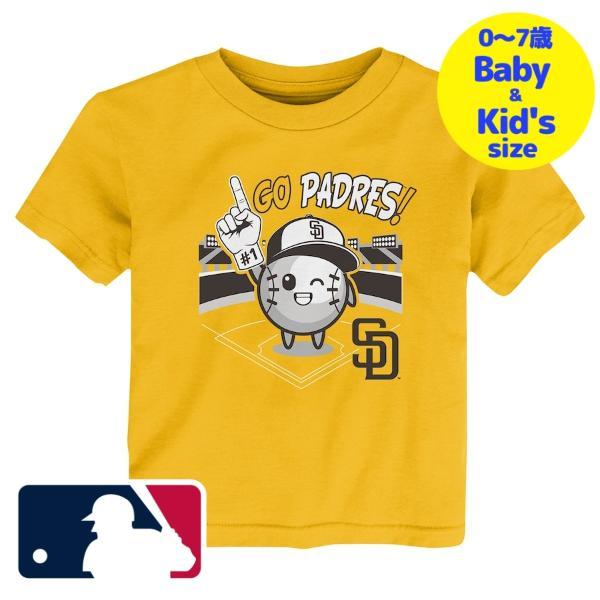 MLB公式 ベビー キッズ 子供用Tシャツ 半袖トップス ダルビッシュ有 サンディエゴ・パドレス S...