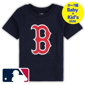 MLB公式 ベビー キッズ 子供用Tシャツ 半袖トップス 吉田正尚 ボストン・レッドソックス Boston Sox Team Crew T-Shirt