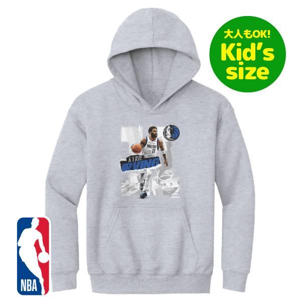 NBA公式 ユースサイズ US規格（大人着用可） カイリー・アービング パーカー トップス フーディ...