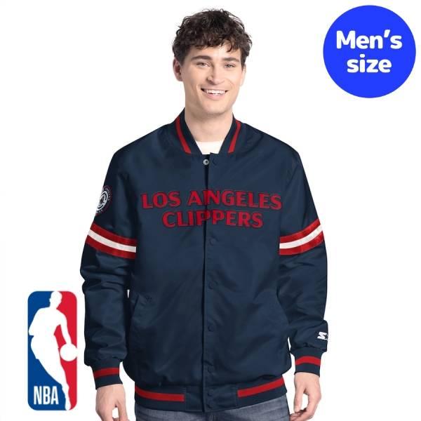 NBA公式 Starter スターター メンズ スタジャン アウター ジャケット ロサンゼルス・クリ...