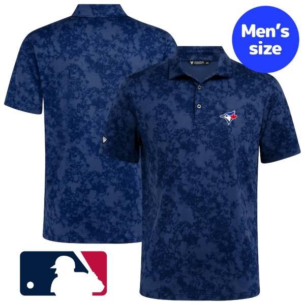 MLB公式 アンティグア メンズ ポロシャツ 襟付きシャツ アロハシャツ 半袖トップス トロント・ブ...