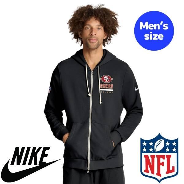 NFL公式 メンズ パーカー 長袖トップス トレーナー フーディー ナイキ Nike サンフランシス...