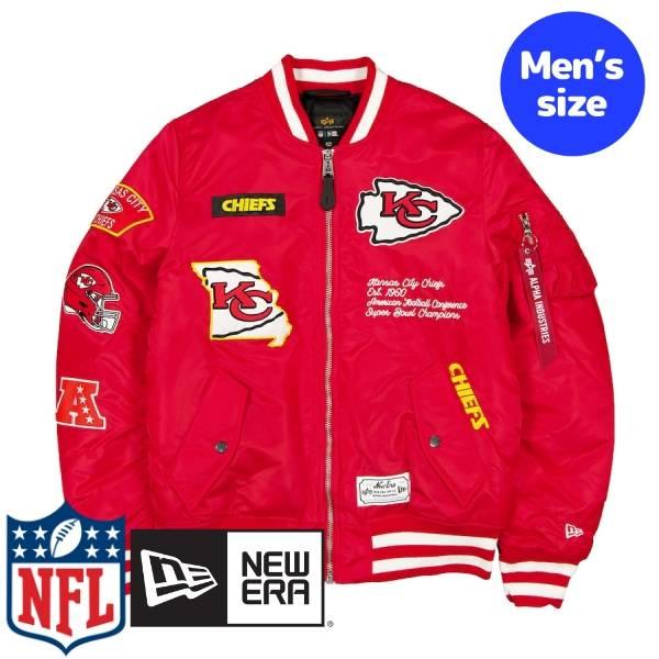 NFL公式 メンズ アウター ジャケット MA-1 スタジャン ジャケット ニューエラ New Er...
