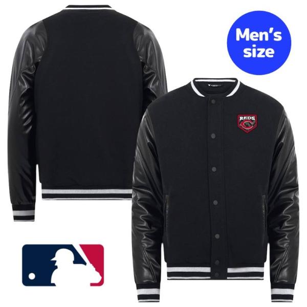 Levelwear レベルウェア MLB公式 メンズ スタジャン ジャケット アウター シンシナティ...