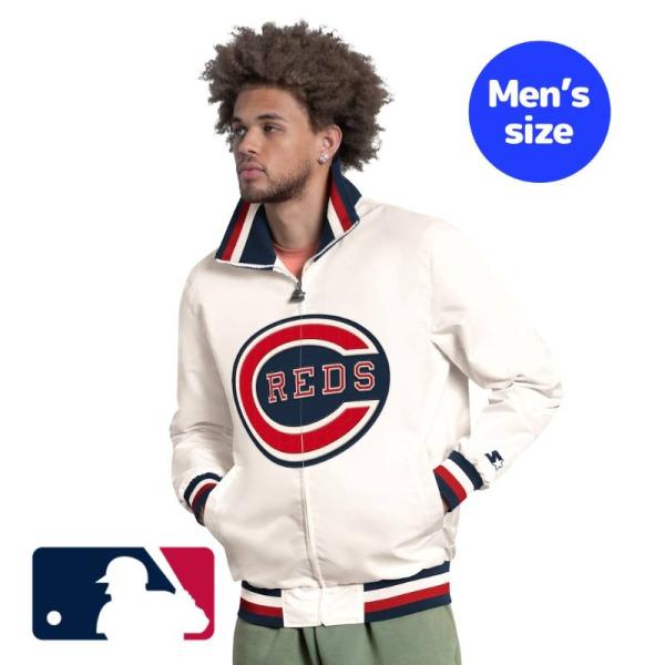 Starter スターター MLB公式 メンズ スタジャン ジャケット アウター シンシナティ・レッ...
