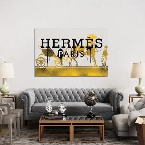 エルメス キャンバスアート ブランドオマージュアート 30x45cm Hermes Skull エルメス