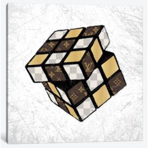 米国発ブランドオマージュアート LV Cube ヴィトン