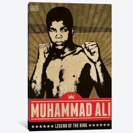 お洒落なオマージュアート Muhammad Ali モハメド・アリ キャンバスアート 絵画 インテリ...