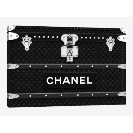 お洒落なオマージュアート Trunk Chanel シャネル CHANEL キャンバスアート 絵画 ...