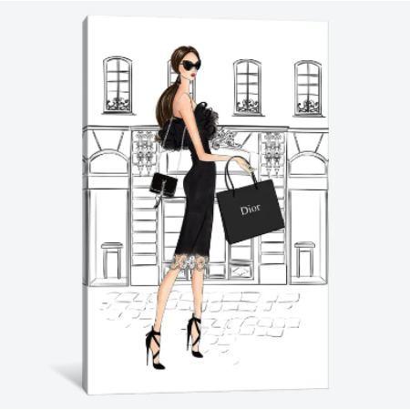 オマージュアート Shopping In Style Brunette ディオール Dior キャン...