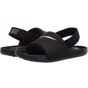 nike ナイキ ベビー・キッズ（8.0-16.0cm） Nike Kawa Slide（Black/Gold） 子供用サンダル ビーサン プール 靴｜us-kidswear