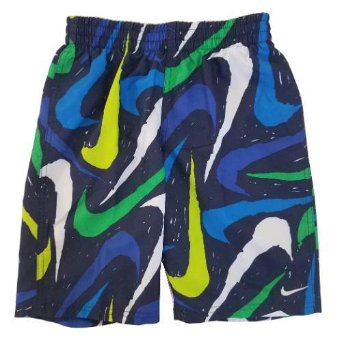 ナイキ Nike Swoosh AOP swim trunks（Midnight Navy） 男の子...