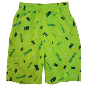 ナイキ Nike Logofetti swim trunks（Neon Lime） 男の子用海水パン...