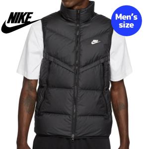 未使用級☆ナイキ☆ベスト☆ダウンフィルウィンドランナーシールドベスト☆黒☆S NIKE SPORTSWEAR NSW ナイキ ダウンベスト WINDRUNNER DOWN FILL VEST