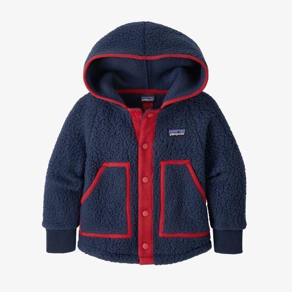 Patagonia パタゴニア 子供用アウター Retro Pile フード付きフリースジャケット（...