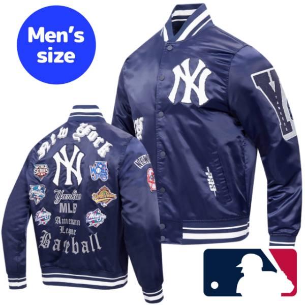 プロスタンダード MLB公式 メンズ アウタージャケット サテンジャケット スタジャン ニューヨーク...