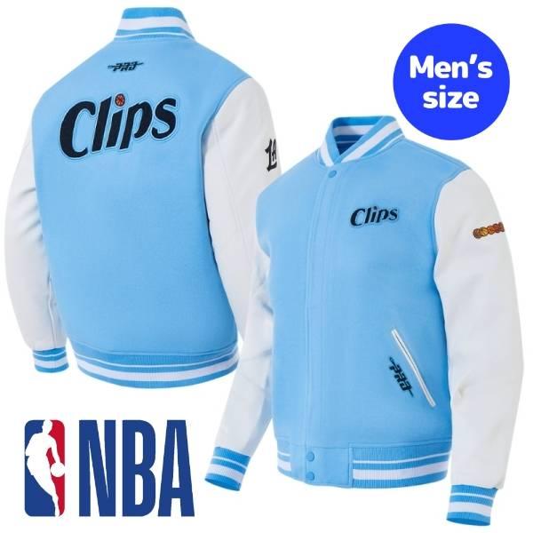 プロスタンダード NBA公式 メンズ アウター ジャケット スタジャン ロサンゼルス・クリッパーズ ...