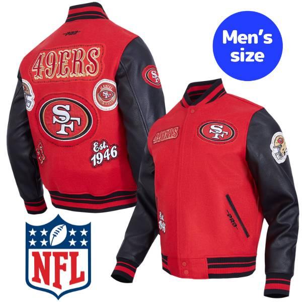 プロスタンダード NFL公式 メンズ アウター スタジャン ジャケット サンフランシスコ・49ERS...