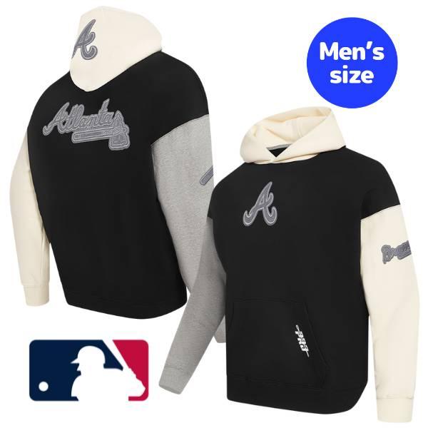MLB公式 プロスタンダード メンズ パーカー トレーナー 長袖トップス アトランタ・ブレーブス A...