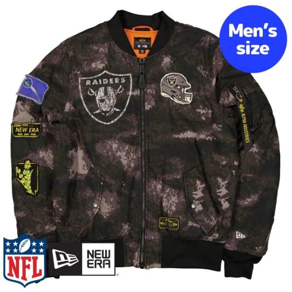 NFL公式 メンズ アウター ジャケット MA-1 スタジャン ボンバージャケット ジャンパー ラス...