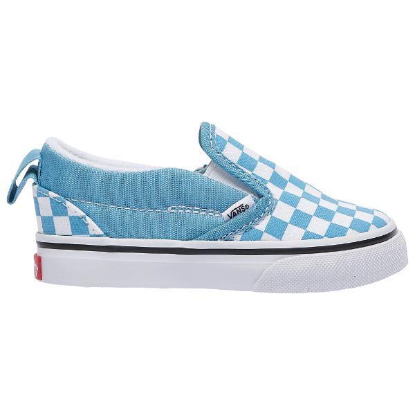 Vans バンズ ベビー・キッズ Vans Slip On V Checkerboard Skate...