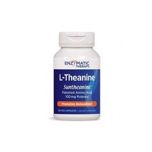 Enzymatic Therapy L-Theanine Vegetarian Capsules, ...