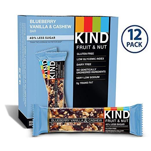 KIND Bars, Blueberry Vanilla and Cashew（ブルーベリーバニラ＆...