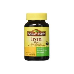 Nature Made Iron 65 mg　365粒