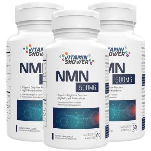 VITAMIN SHOWER社 NMN 500mg サプリメント 60粒×3個セット