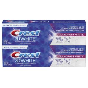 クレスト３Dホワイト グラマラスホワイト 歯磨き粉 107g×2個　お買い得セット(Crest 3D White Glamorous White Toothpaste) 【MB】