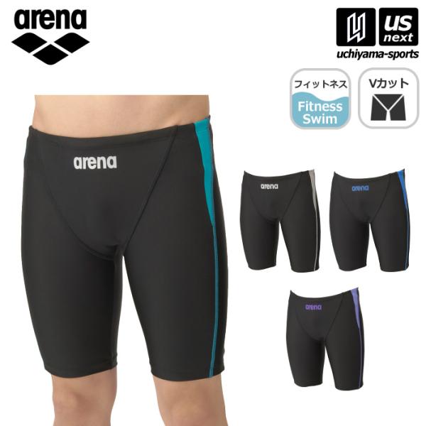アリーナ 水泳 メンズ フィットネス水着 フィットネススパッツ ハーフレッグ 2025年春夏モデル ...