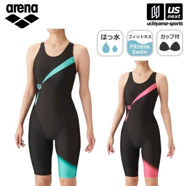 【物価高応援クーポン配布中】アリーナ 水泳 レディース フィットネス水着 フィットネスワンピーススパ...