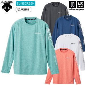 DESCENTE GOLF デサント メンズ 長袖 機能 Tシャツ 長袖モックネック