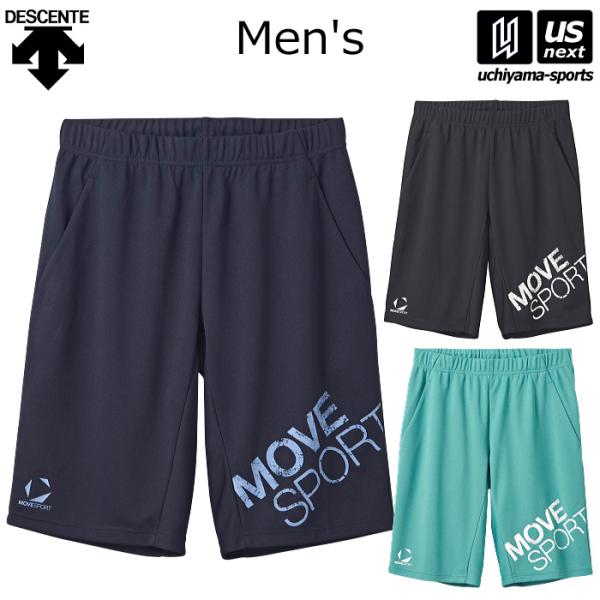 デサント ムーブスポーツ メンズ ドライメッシュ ビックロゴ ハーフパンツ 2025年春夏モデル [...