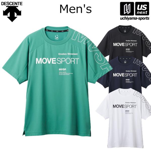 デサント ムーブスポーツ メンズ SUNSCREEN TAIKYU 天竺 半袖シャツ 2025年春夏...