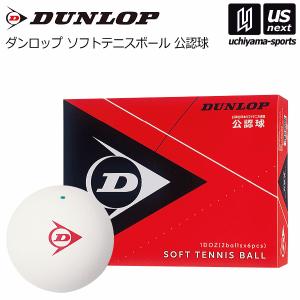 ダンロップ ソフトテニスボール ホワイト D SOFT TB (2) DOZ 2024年継続モデル [365日出荷] [物流](メール便不可)｜us-next