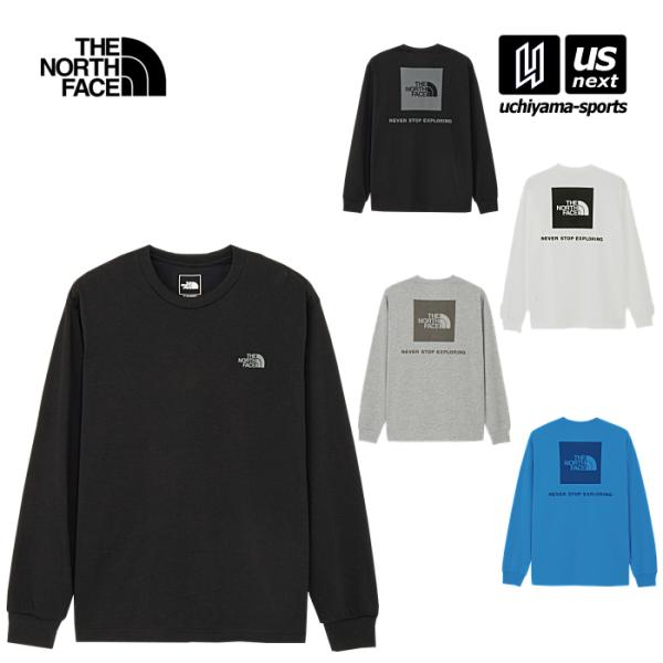(国内正規品)ザ・ノース・フェイス メンズ ロングスリーブバックスクエアロゴティー 2025〜26年...