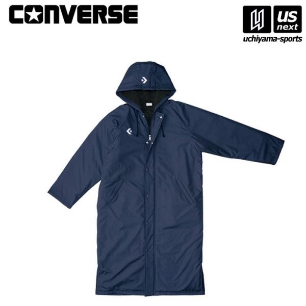 コンバース バスケットボール メンズ ロングコート ネイビー (取り寄せ)(自社)(メール便不可)