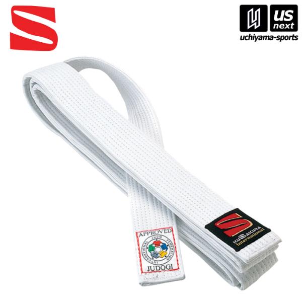 九櫻 フェルト芯入 試合用白帯(10本縫い) (取り寄せ)(自社)(メール便不可)