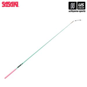 (新生活応援100円クーポン)ササキ 新体操 グラスショートスティック 57cm ICMI×P アイスミント×ピンク M-700JK-F (取り寄せ)(自社)(メール便不可)