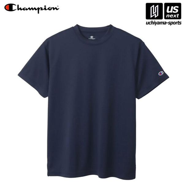 チャンピオン メンズ ショートスリーブTシャツ ネイビー [M便 1/1](取り寄せ)(自社)