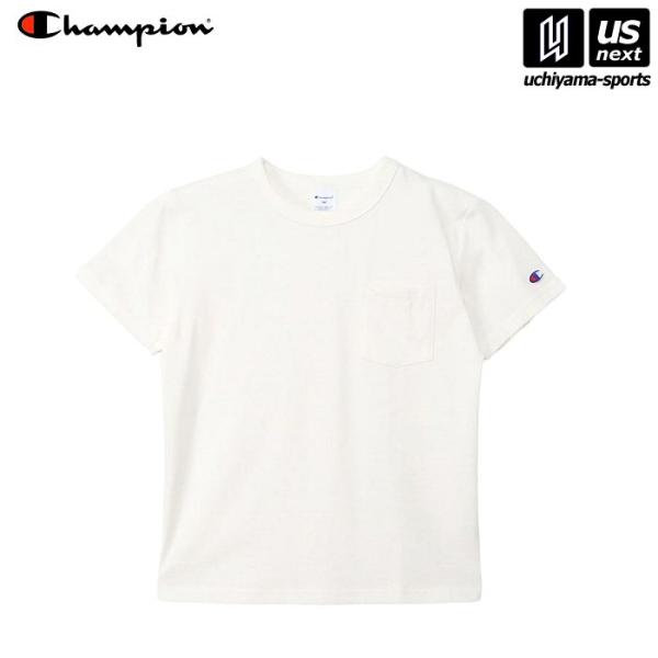 チャンピオン キッズ ショートスリーブポケットTシャツ オフホワイト [M便 1/1](取り寄せ)(...