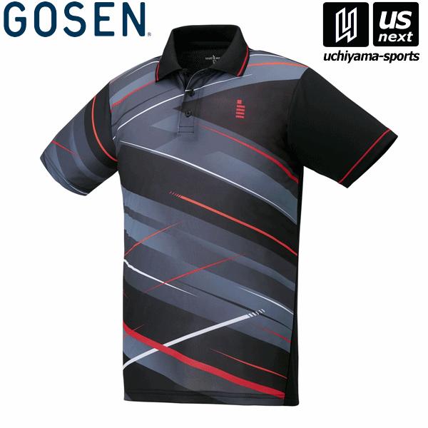ゴーセン GOSEN T2040 アパレル ゲームシャツ（メンズ／ユニ） ゲームシャツ ブラック [...