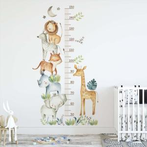 身長計 壁掛け 身長測定 成長記録 キッズメジャー 北欧 キッズ 子ども シンプル おしゃれ かわいい 動物 子ども部屋 キッズルーム｜us-style
