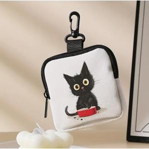 ハンドメイドミニポーチ❁¨̮寿司猫、招き猫、鍵、薬、印鑑、小物入れ、小銭入れ ハンドメイドミニポーチ❁¨̮寿司猫、招き猫、鍵、薬、印鑑、小物入れ